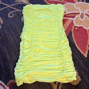 Strapless Mini Tube Dress.